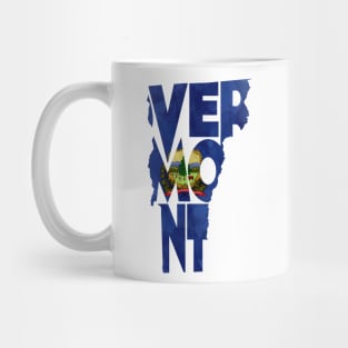 Vermont Typo Map Mug